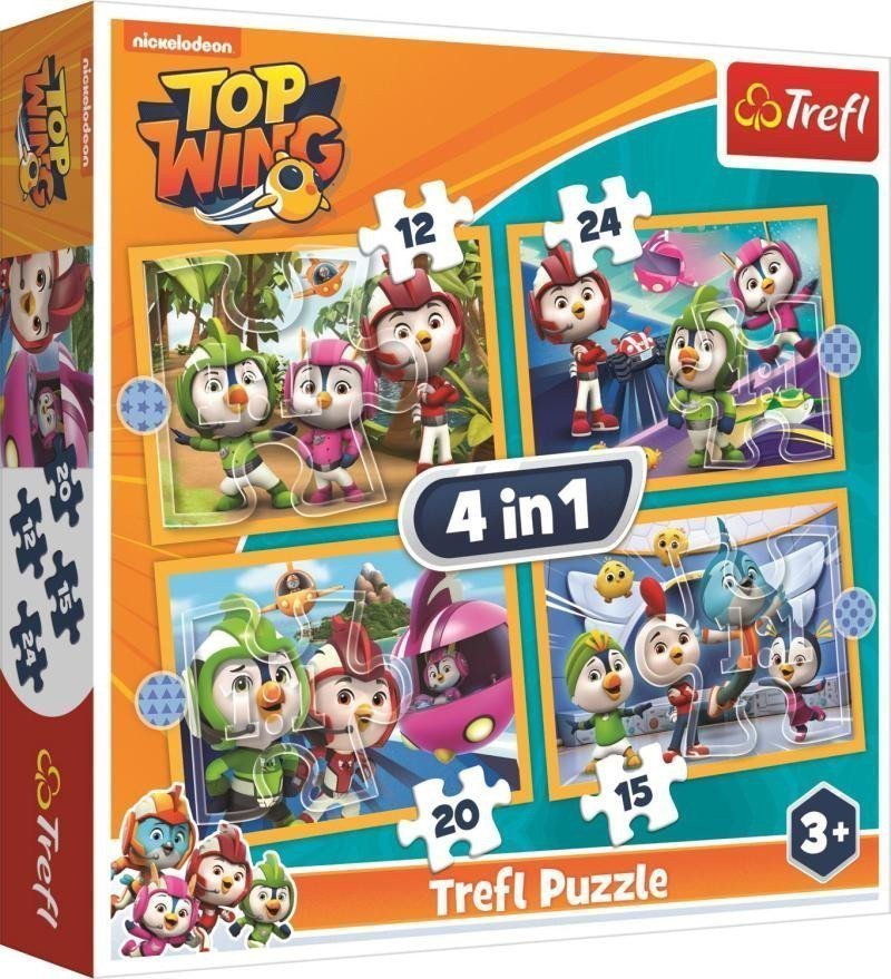Trefl Puzzle Top Wing - Akademie 4v1 12152024 dílků