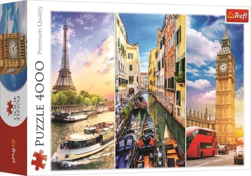 Trefl Puzzle Výlet po Evropě 4000 dílků