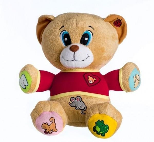 Medvěd Tedík plyš 30 cm na baterie česky mluvící