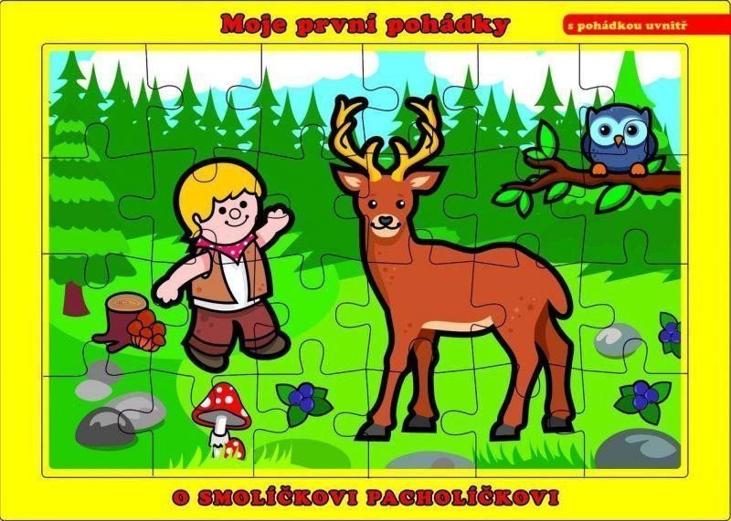 Puzzle deskové O Smolíčkovi Pacholíčkovi 24 dílků