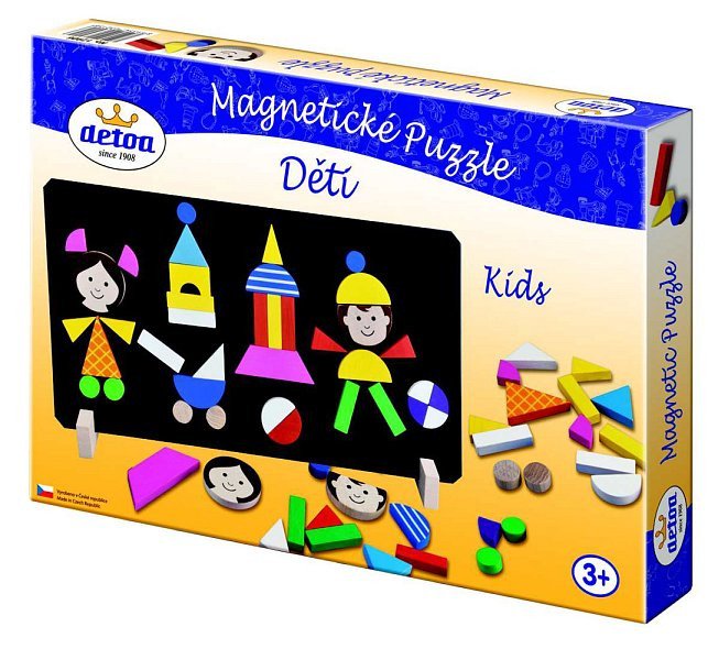 Magnetické puzzle Děti v krabici