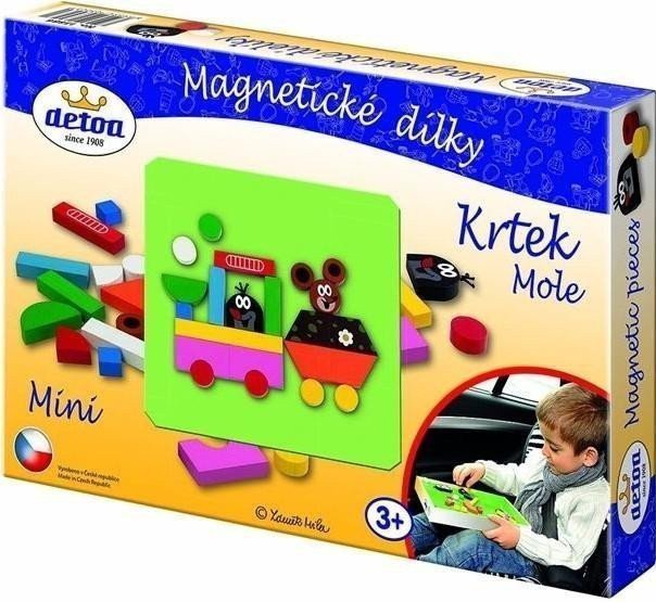 Krtek - Magnetické dílky mini 27ks v krabici