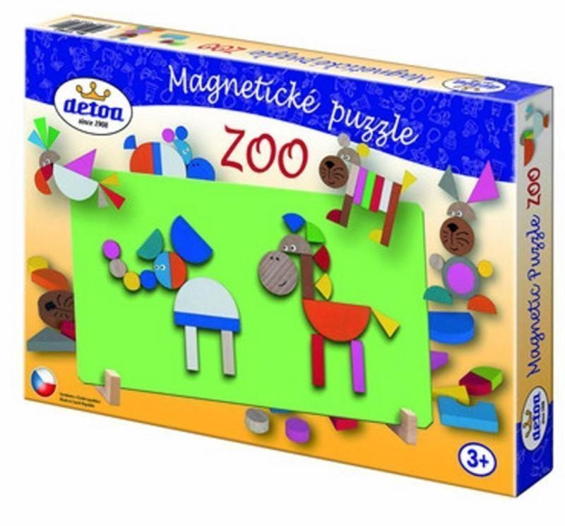 Magnetické puzzle ZOO v krabici