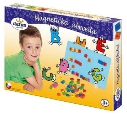 Magnetická abeceda 75 ks v krabici