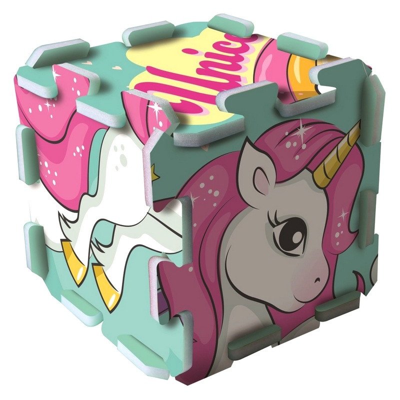 Jednorožec Pěnové puzzle 8 ks v sáčku