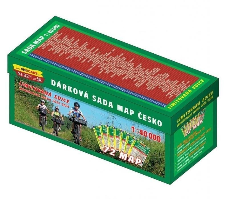 Dárková sada map Česko 140 000