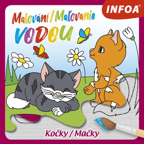 Malování Maľovanie vodou - Kočky