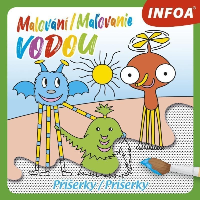 Malování Maľovanie vodou - Příšerky