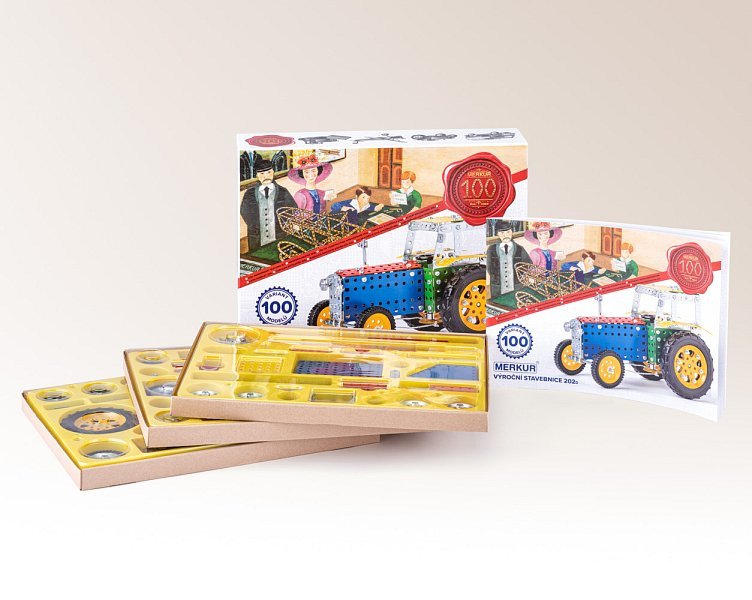 Merkur M2020 Výroční stavebnice 753 dílů 100 modelů