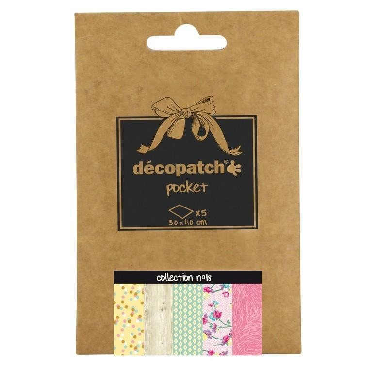 DECOPATCH papír sada č 18 5 ks