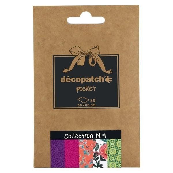 DECOPATCH papír sada č 1 5 ks