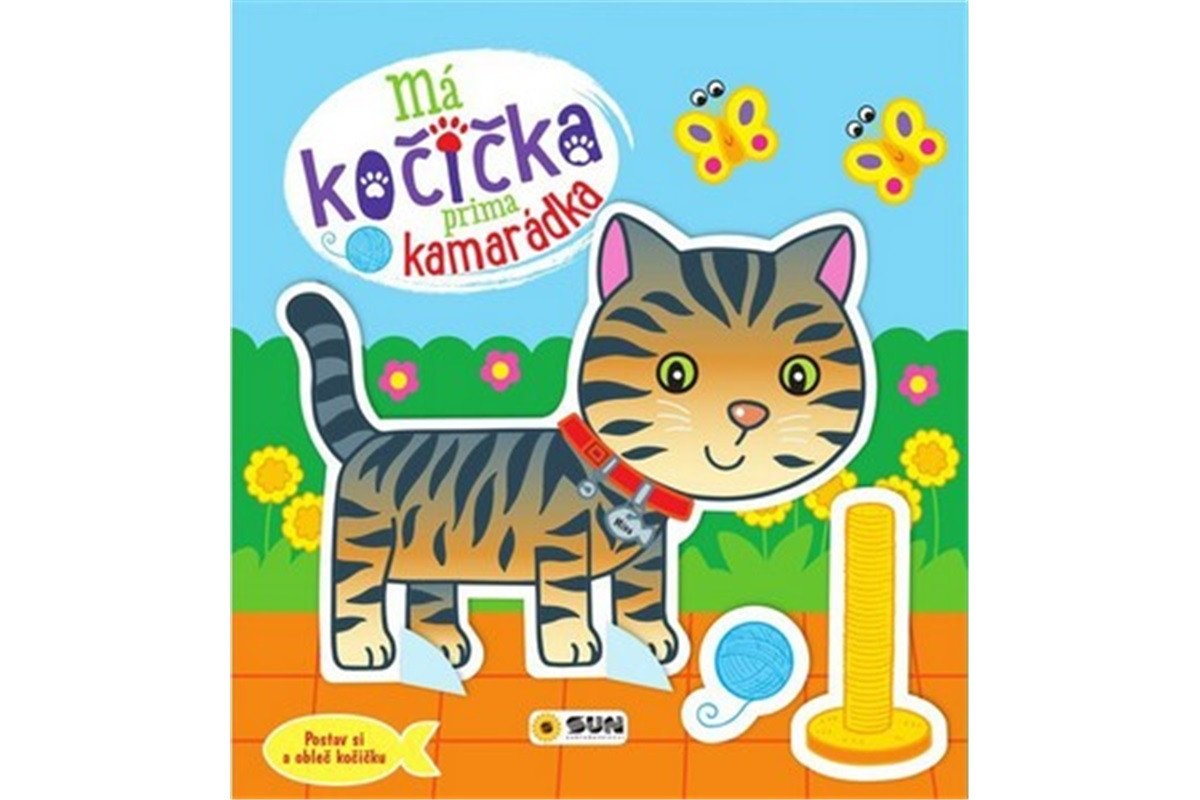 Má kočička prima kamarádka - Postav si a obleč kočičku