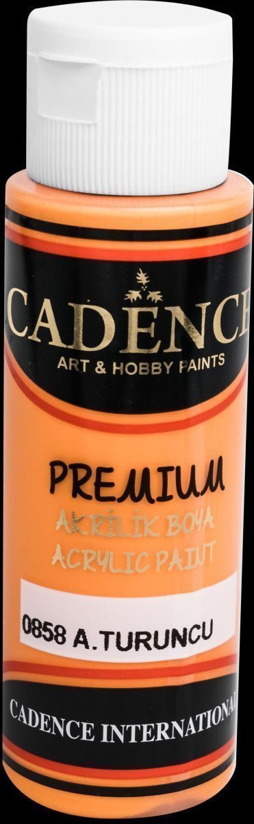 Akrylová barva Cadence Premium - světle oranžová 70 ml