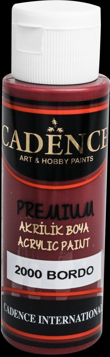 Akrylová barva Cadence Premium - vínová 70 ml