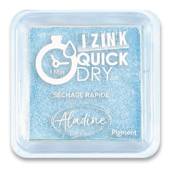 Razítkovací polštářek IZINK Quick Dry rychleschnoucí - nebesky modrý