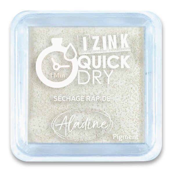 Razítkovací polštářek IZINK Quick Dry rychleschnoucí - bílý