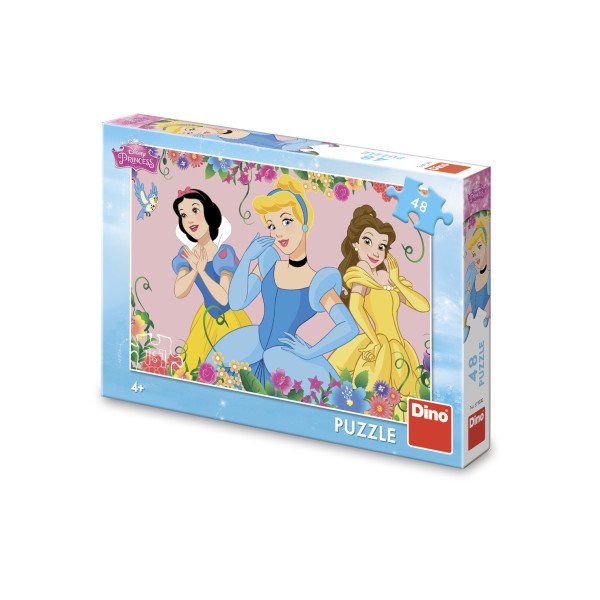 Puzzle Rozkvetlé princezny 48 dílků