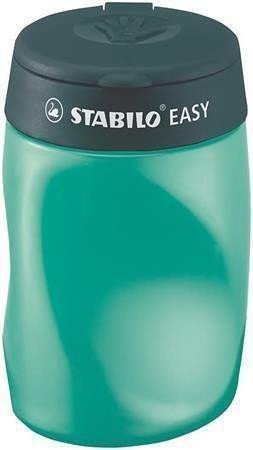 Ořezávátko STABILO EASY sharpener se zásobníkem pro leváky petrolejové