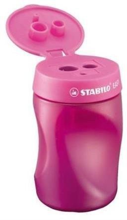 Ořezávátko STABILO EASYsharpener se zásobníkem pro leváky růžové