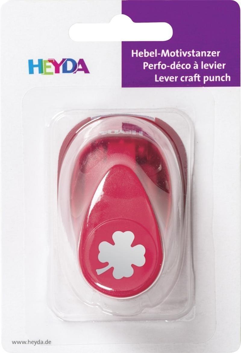 HEYDA Ozdobná děrovačka velikost S - čtyřlístek 16 cm