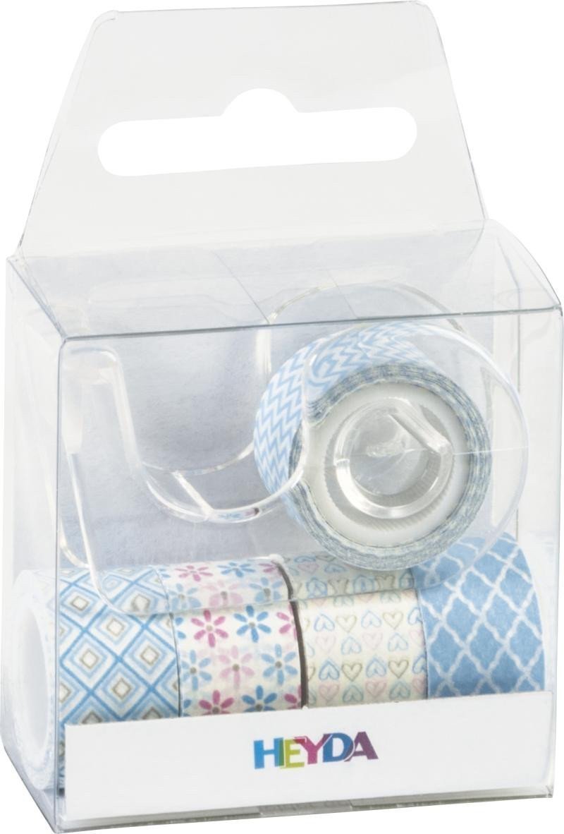 HEYDA Sada ozdobných lepicích pásek - modrý mix
