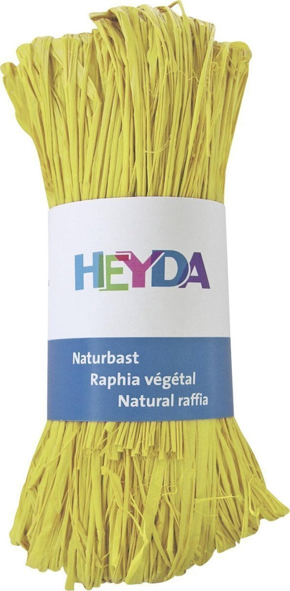 HEYDA Přírodní lýko - světle žluté 50g