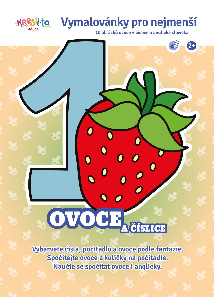 Omalovánky pro nejmenší Ovoce a číslice
