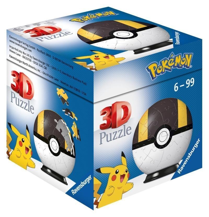 3D Puzzle-Ball Pokémon 54 dílků