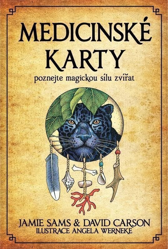 Medicinské karty - Poznejte magickou sílu zvířat - Kniha 52 karet – Sams Jamie