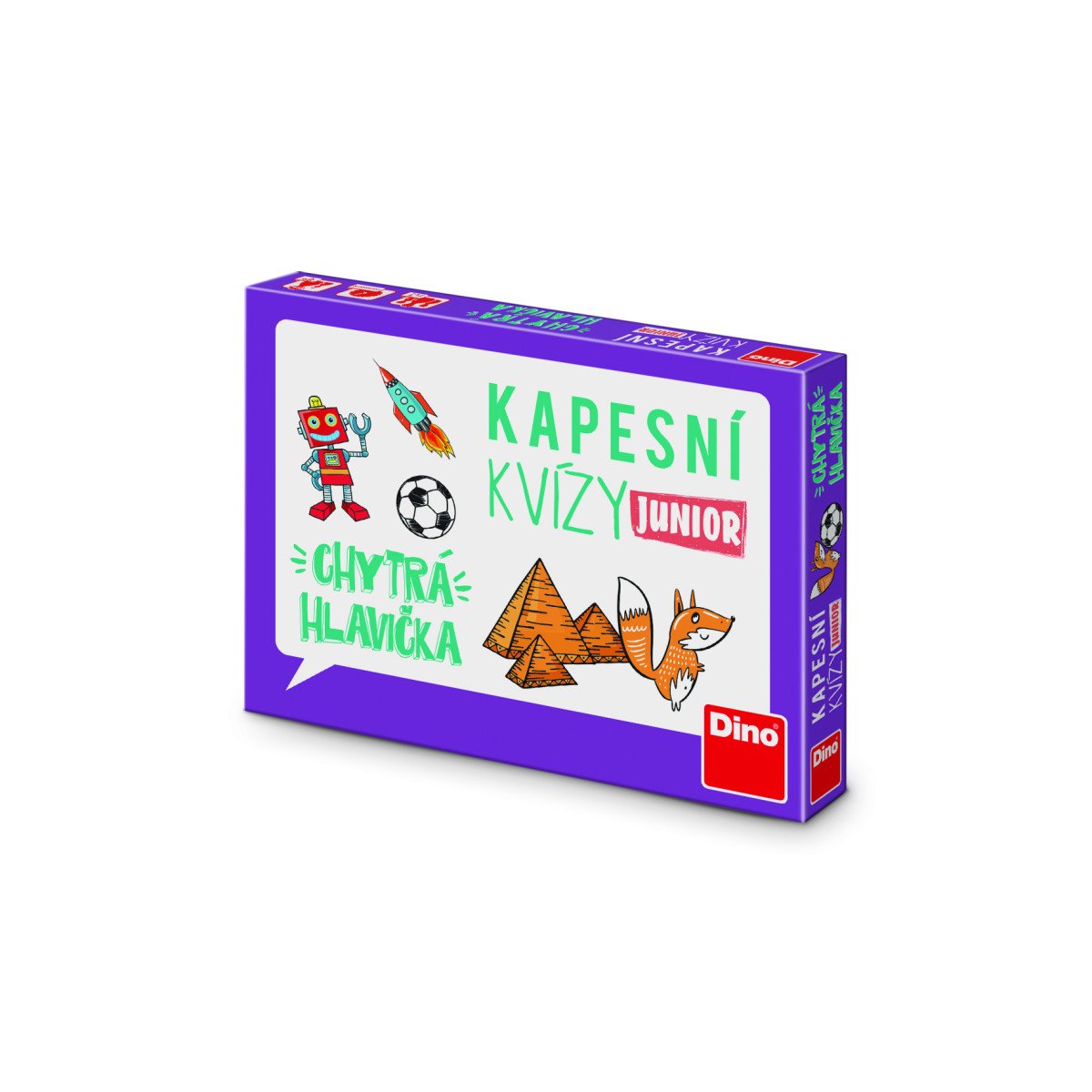 DINO Kapesní kvízy Junior - chytrá hlavička