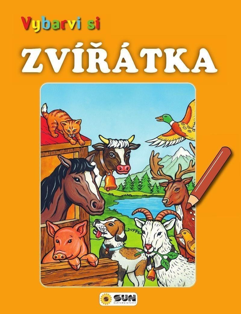 Vybarvi si - Zvířátka oranžové