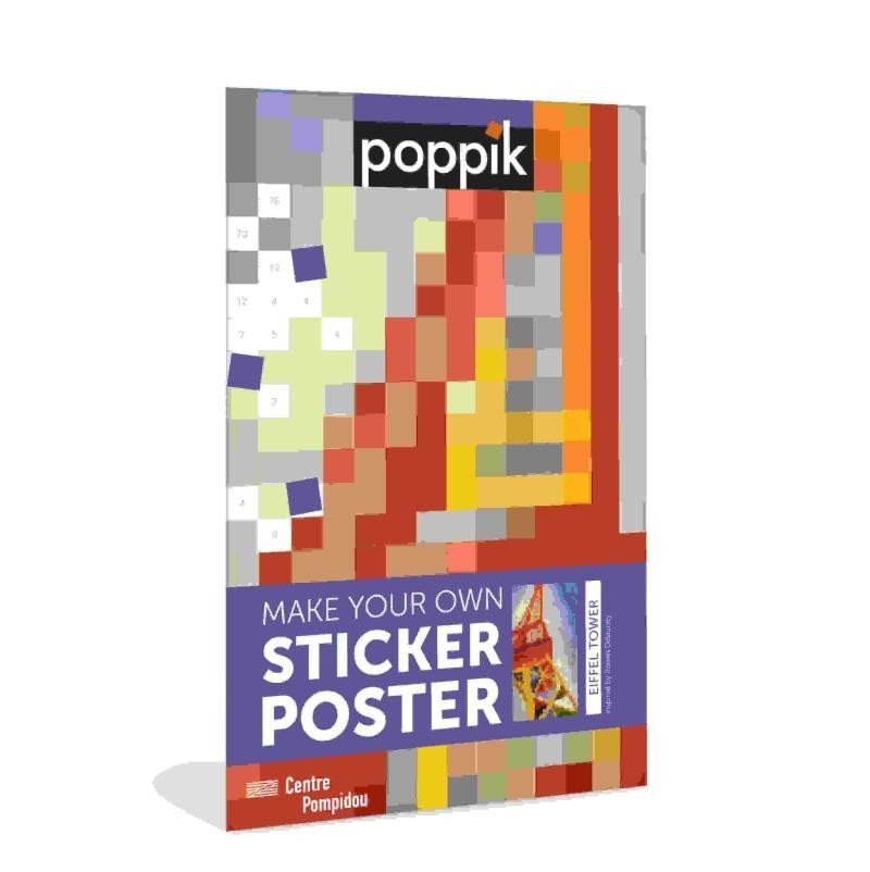 Poppik Samolepkový plakát - DELAUNAY Eiffelova věž