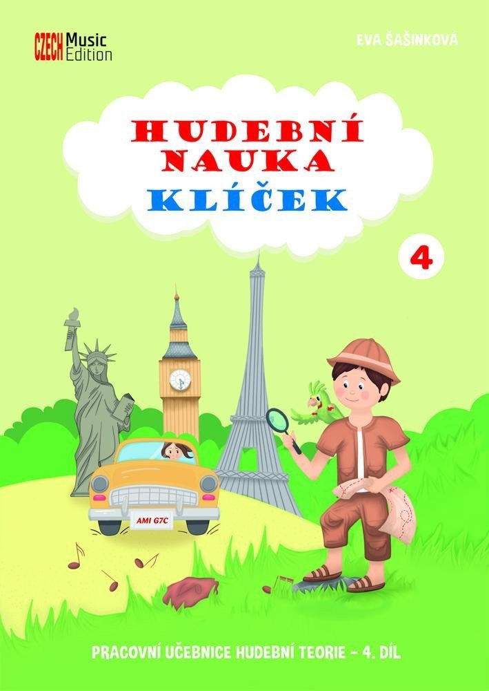Hudební nauka Klíček 4 - Pracovní učebnice hudební teorie 4díl – Šašinková Eva