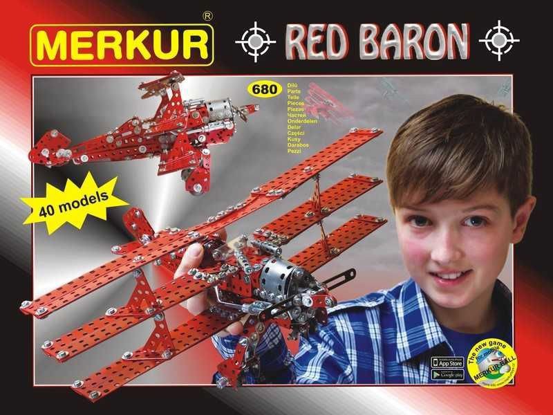 Merkur Red Baron 680 dílů 40 modelů