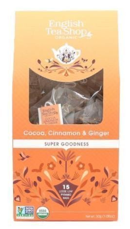 English Tea Shop Čaj Kakao skořice zázvor 15 pyramidek