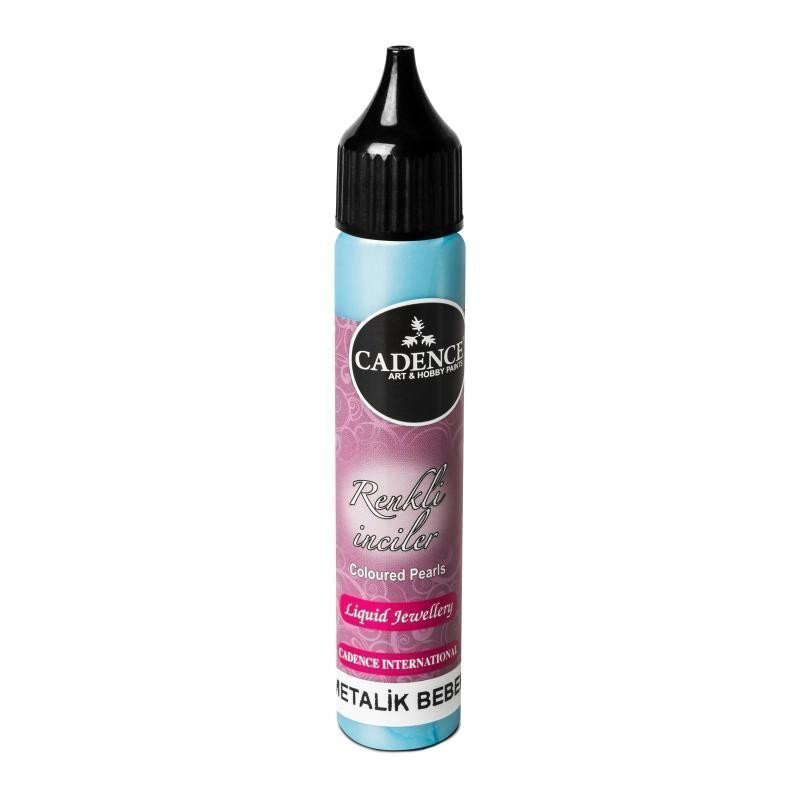 Tekuté perly metalické Cadence - Dětská modrá 25 ml
