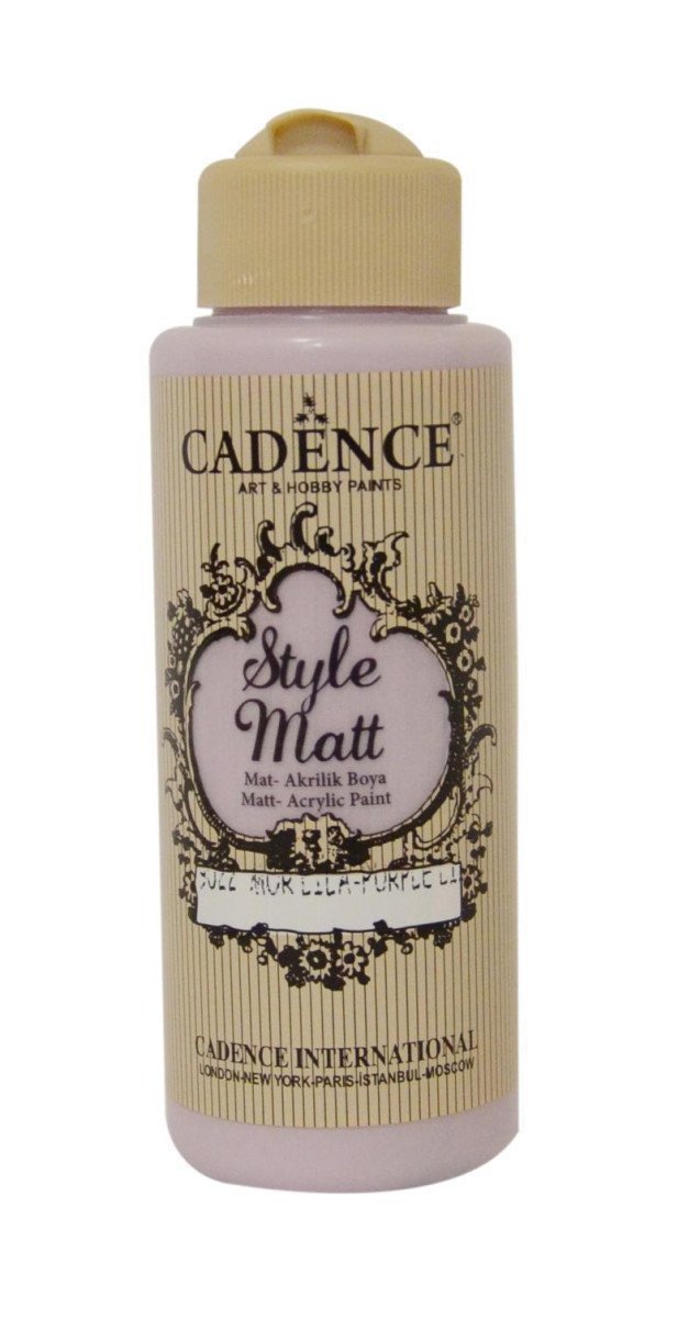 Matná akrylová barva Cadence Style Matt - fialová lila 120 ml