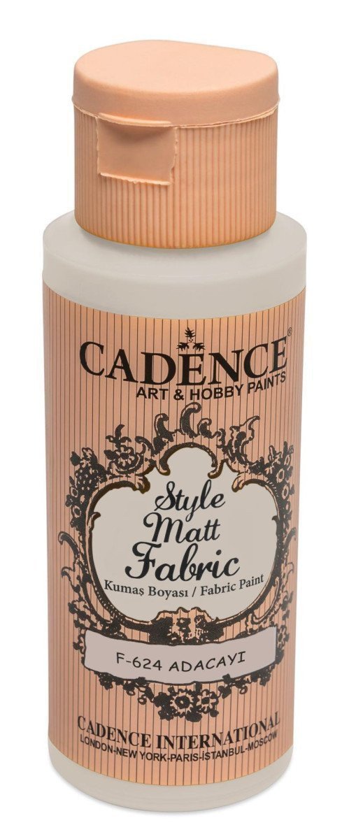Textilní barva Cadence Style Matt Fabric - zelenohnědá 50 ml