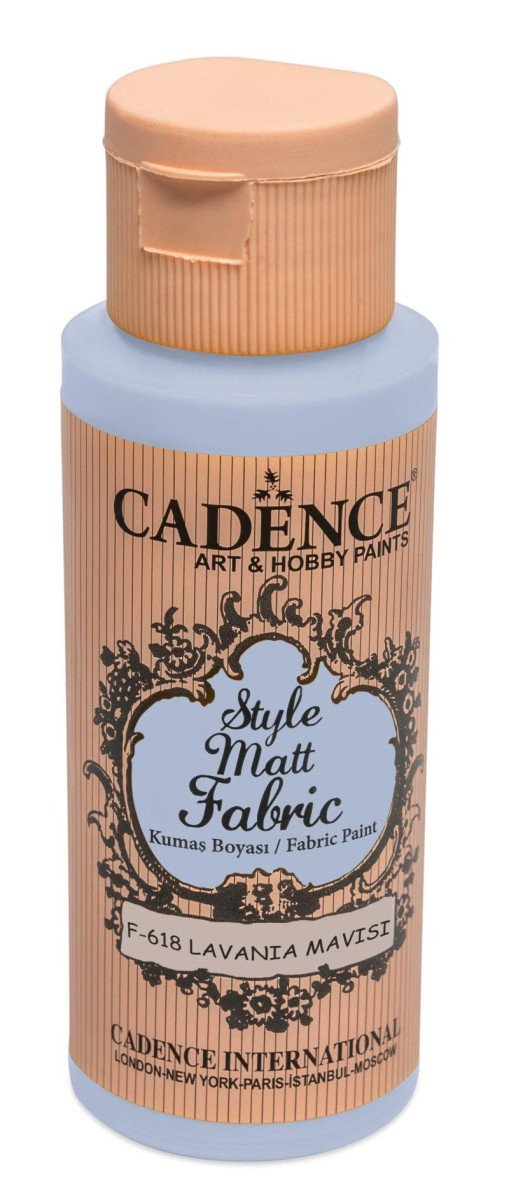 Textilní barva Cadence Style Matt Fabric - levandulová modrá 50 ml