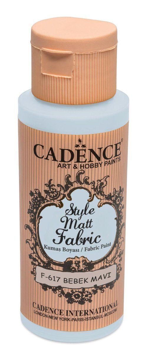 Textilní barva Cadence Style Matt Fabric - miminkovská modrá 50 ml