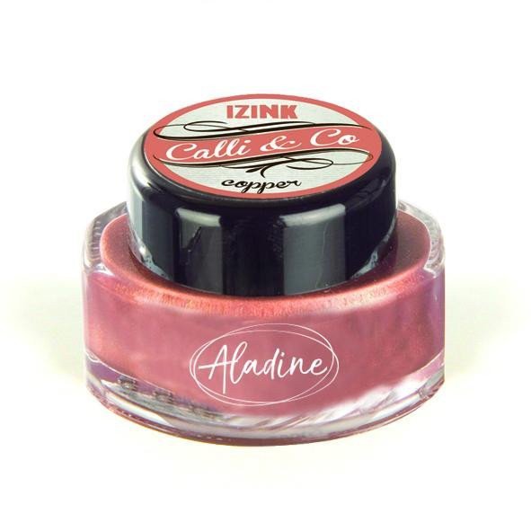 Kaligrafický inkoust Aladine IZINK CALLI CO - metalický měděný 15 ml