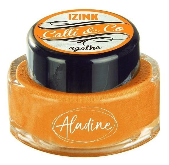 Kaligrafický inkoust Aladine IZINK CALLI CO - metalický žlutooranžový 15 ml