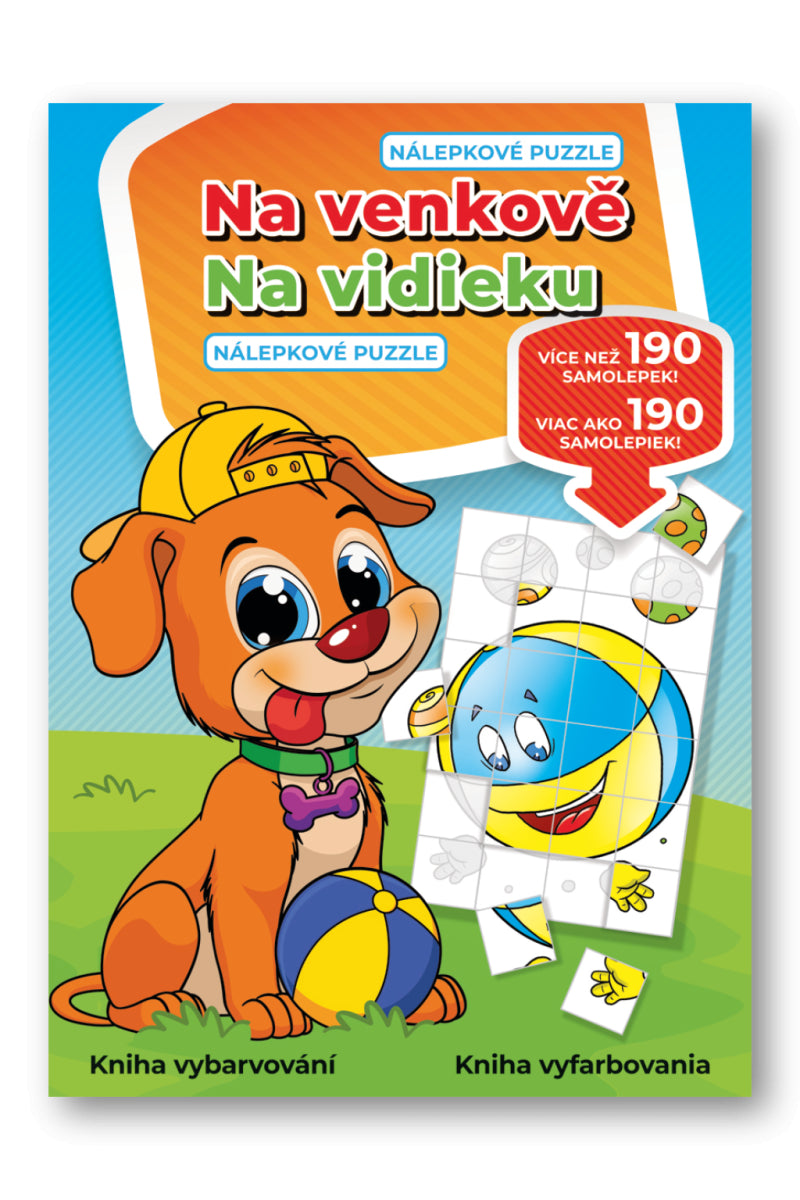 Na venkově - Nálepkové puzzle Na vidieku - Nálepkové puzzle