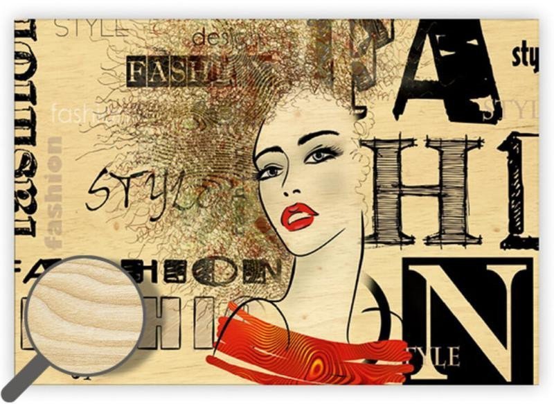 Obraz dřevěný Fashion 485x340