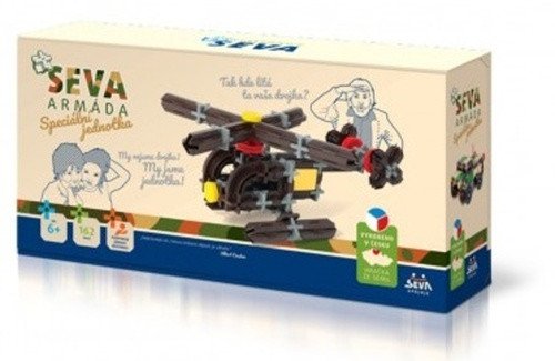 Stavebnice SEVA - Armáda Speciální jednotka 162 ks