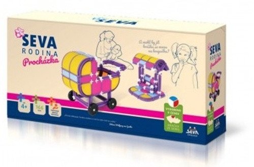 Stavebnice SEVA - Rodina Procházka 166 ks