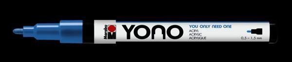 Marabu YONO akrylový popisovač 05-15 mm - pastelově modrý