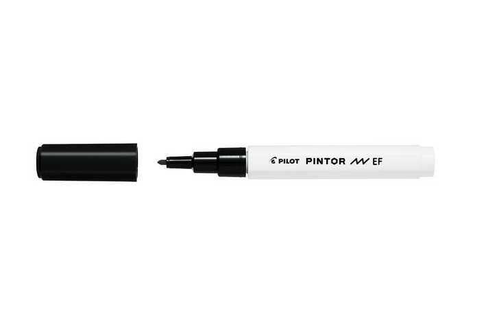 PILOT Pintor Extra Fine akrylový popisovač 05-07mm - černý