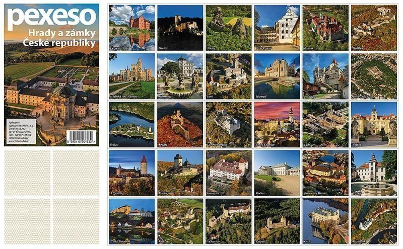 Hrady a zámky ČR II - pexeso