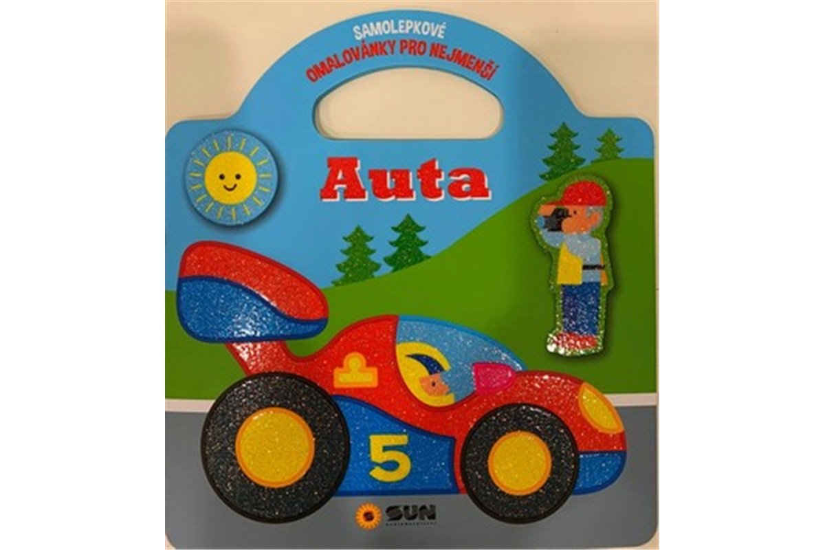 Auta - Samolepkové omalovánky